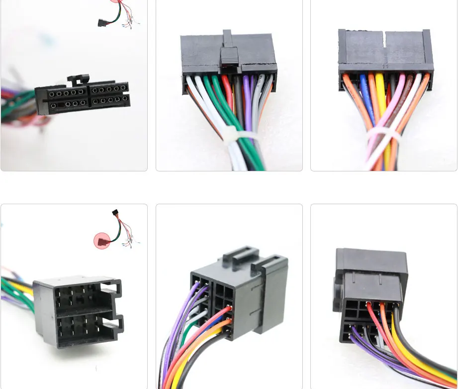 1 комплект Универсальный женский ISO жгут проводов автомобиля радио адаптер разъем провода Plug and play