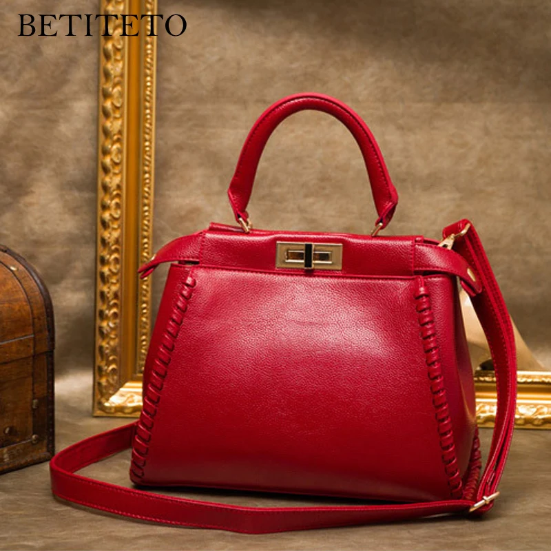 Betiteto Brand Genuine Leather Women Messenger Bags Female Designer Shoulder Sling Handbags Shopper Tote Bag Sac A Main Femme Betiteto Brand Genuine Leather Women Messenger Bags Female Designer Shoulder Sling Handbags Shopper Tote Bag Sac A Main Femme