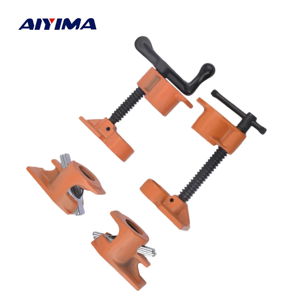 3/4 Inch Pipe Clamp Grampo Marceneiro Wooden clamps For Woodworking Carpenter Tools Fixture Rapid Clamping Clip Set Locks Jaws 3/4 Inch Pipe Clamp Grampo Marceneiro Wooden clamps For Woodworking Carpenter Tools Fixture Rapid Clamping Clip Set Locks Jaws