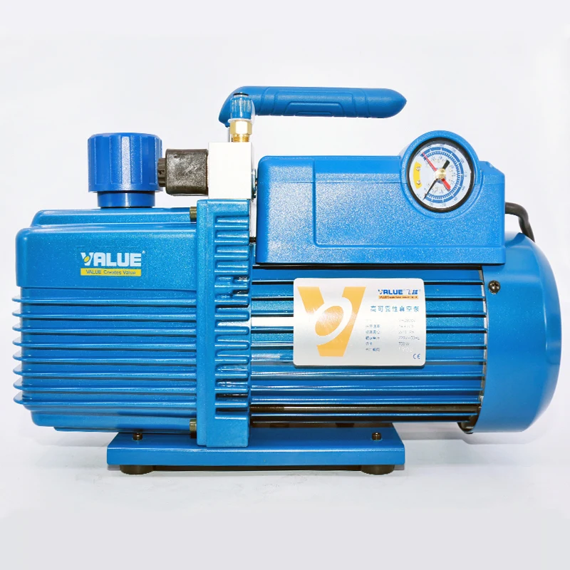 

V-I280SV Four 4 LBipolar Refrigerant Vacuum Pump 14.4M3 / H Screen Bonding Vacuum Pump 220V 750W With Solenoid valve
