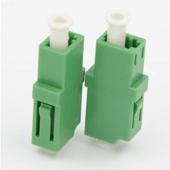 

100PCS/lot Simplex Singlemode LC-LC adapter flange connector optical fiber coupler LC/UPC Singlemode Simplex Adapte
