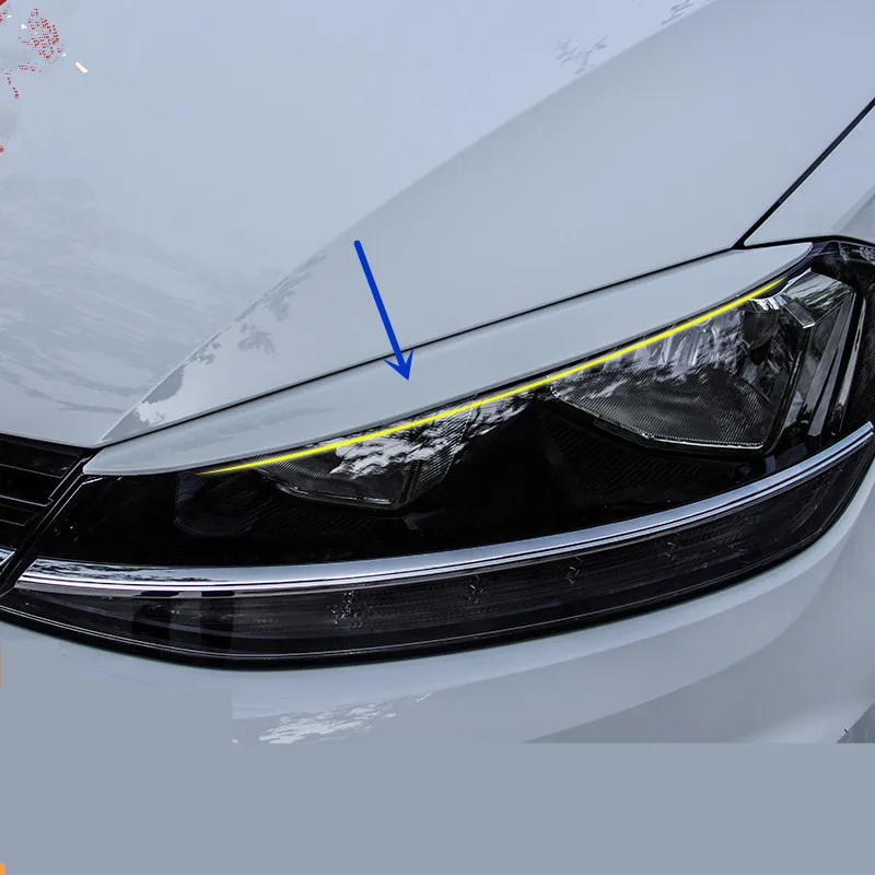 Цветные наклейки для бровей Volkswagen Golf 7/7. 5 CB045|Хромирование| |