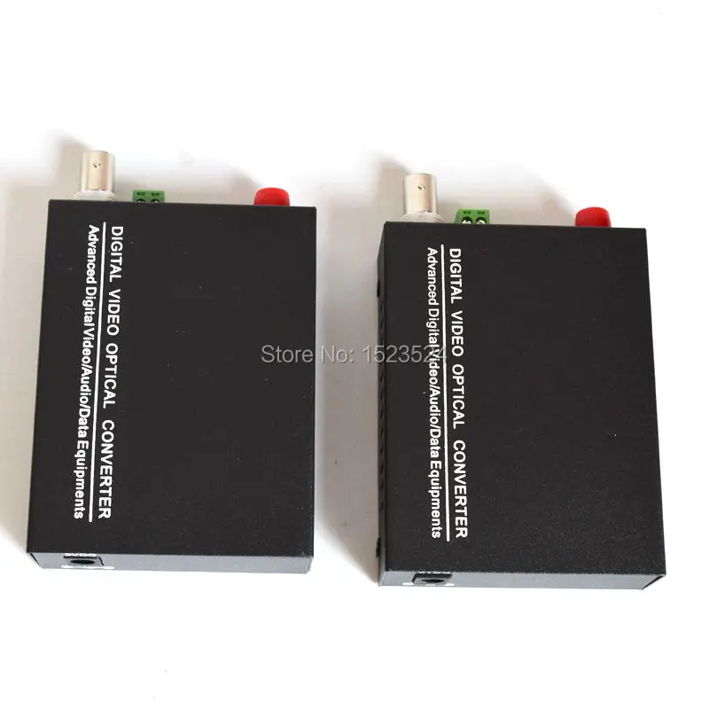 

1 Pair 2 Pieces/lot 1 Channel Video Optical Converter 1V1D Fiber Optic Video Optical Transmitter & Receiver 1CH +RS485 Data