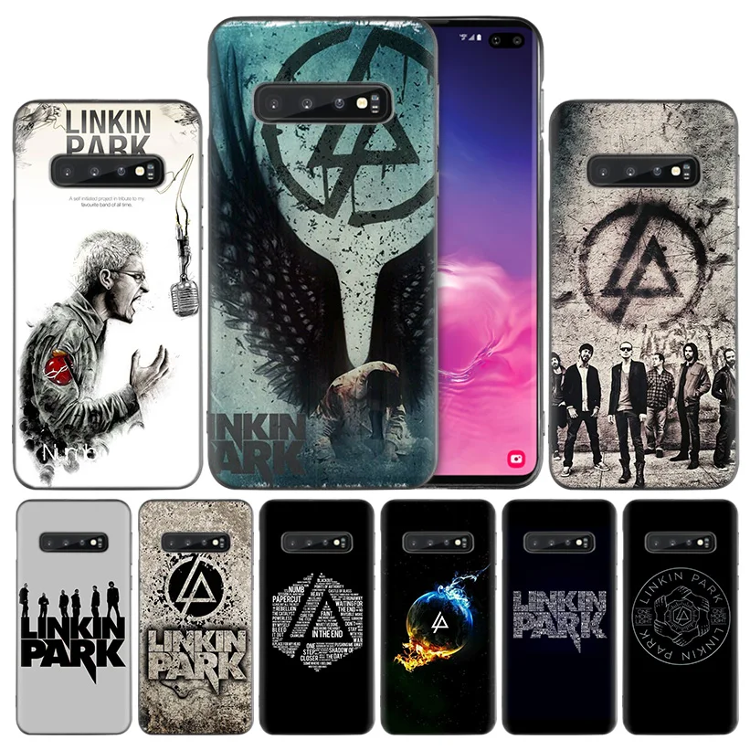 

Linkin Park Black Silicone Case Cover for Samsung Galaxy S10 S10e 5G S9 S8 S7 S6 Edge J8 J6 J5 J4 Plus 2018