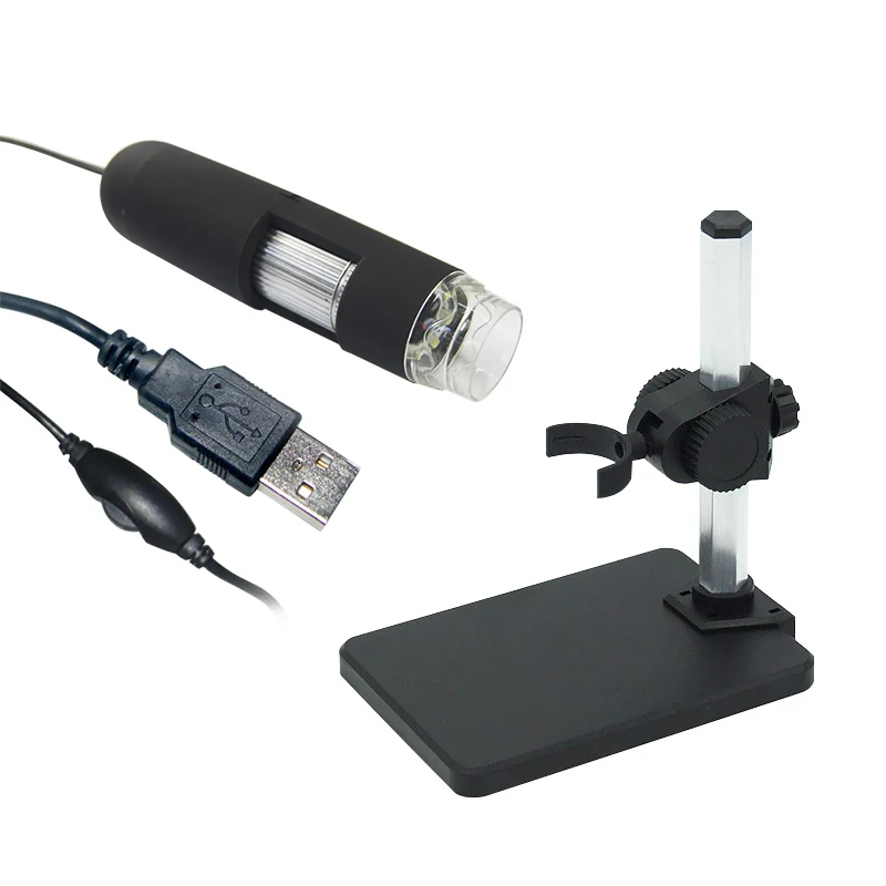 UANME Portable USB Digital Microscope 1000X 8 LED 2MP Digital Microscope Endoscope Magnifier Camera+Lift Stand+Calibration Ruler