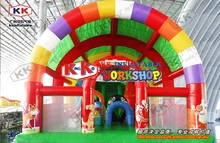 Children's paradise trampoline slide obstacle combination With the top of the children inflatable castle Children's paradise trampoline slide obstacle combination With the top of the children inflatable castle