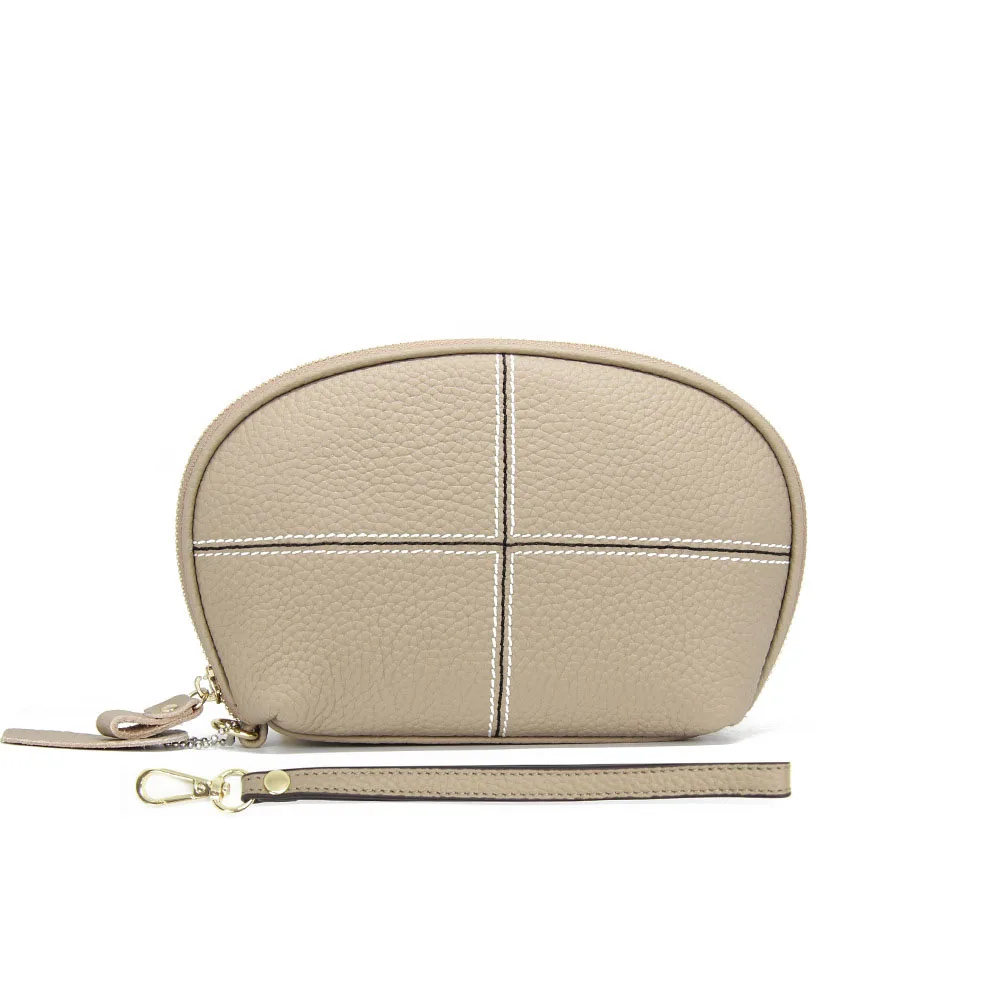 

New Ladies Leather Shell Plaid Clutch