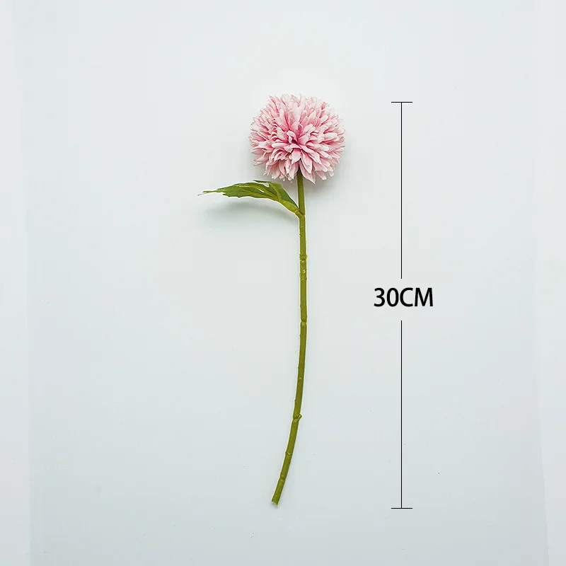 Rose Pink-single 2 Taraxacum имитация букета искусственная ваза цветочное украшение Гостиная сухая пластиковая вышивка шар Цветочная композиция - Цвет: Rose Pink-single