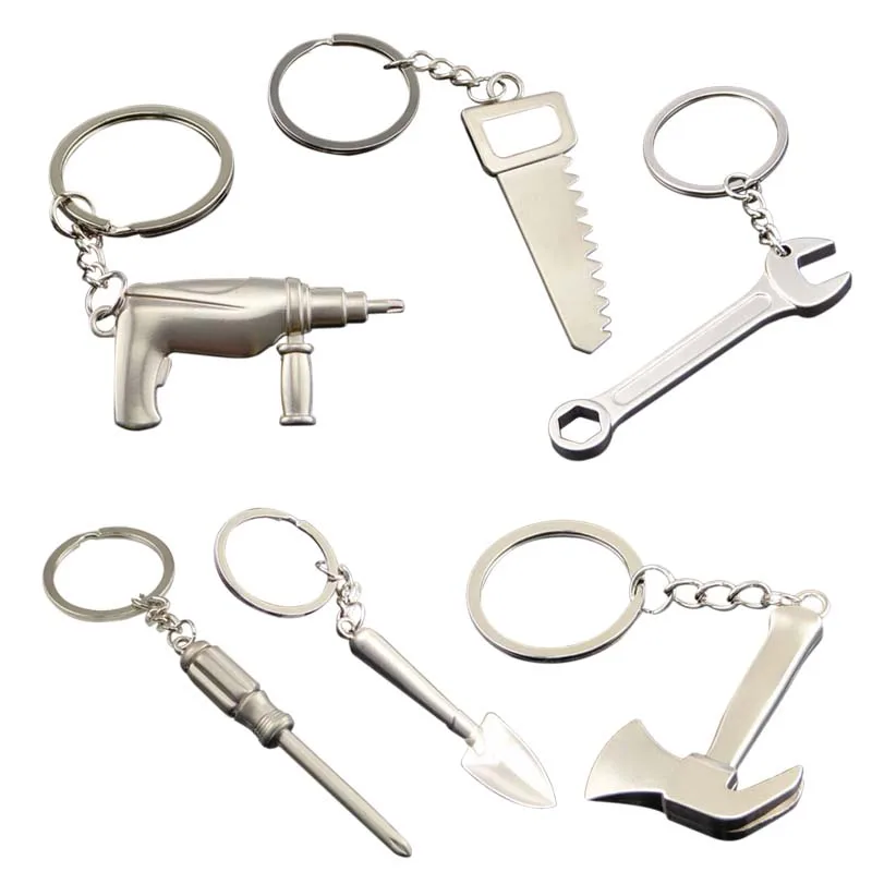 

Useful Creative Tools Simulation Key Ring Hammer Key Chain Wholesale Tools keychain Mini Imitation Tools Keychain