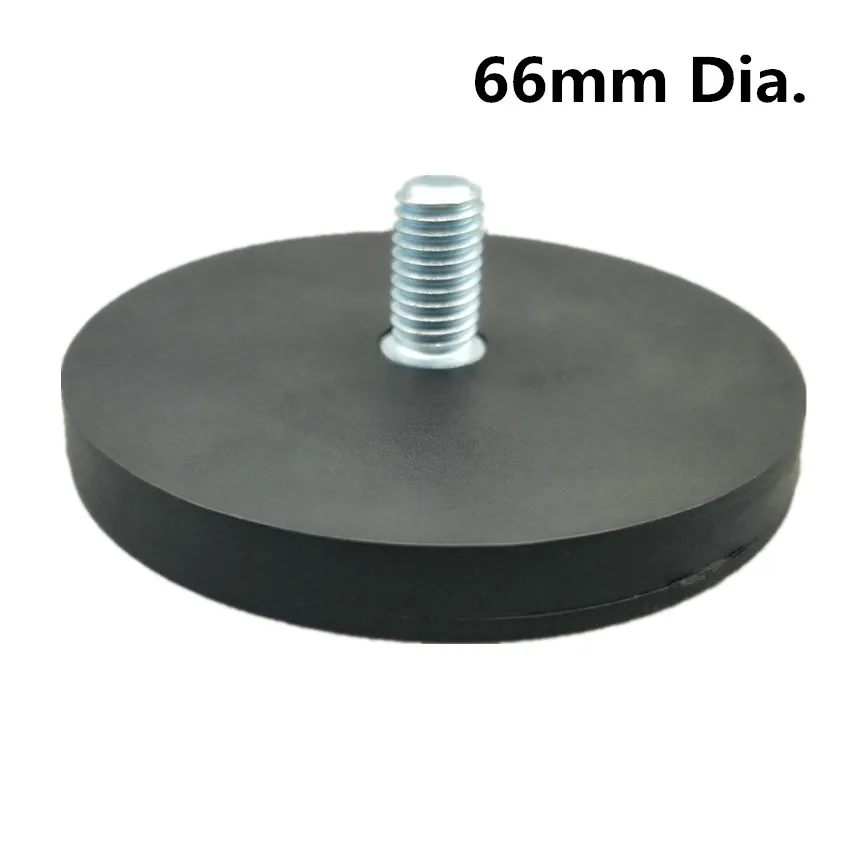 Buy NdFeB Disc with Rubber Diameter 66 mm LED