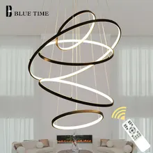 New Arrival Hot Sale Fashion Rings Led Modern Pendant Lights For Living Room Dining Room Home Lighting Pendant Lamps AC110V 220V