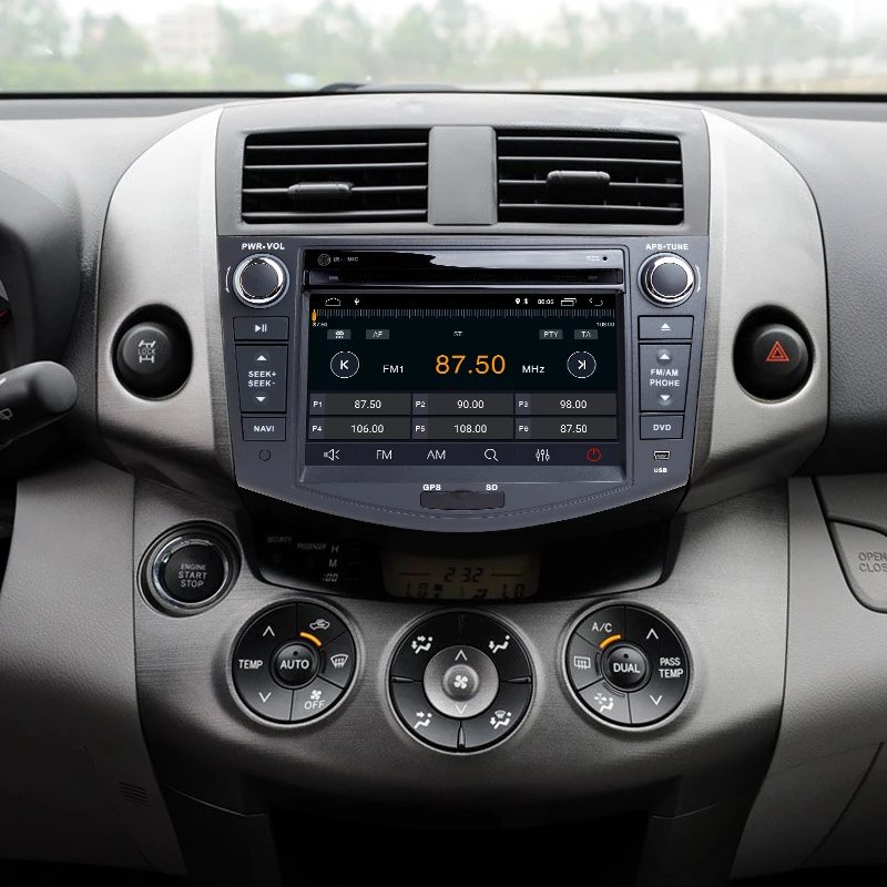 Тойота рав 4 предохранитель на магнитолу 2DIN PX30 Android 8.1 Quad Core Stereo Car DVD Player For Toyota RAV4 2006-2012 