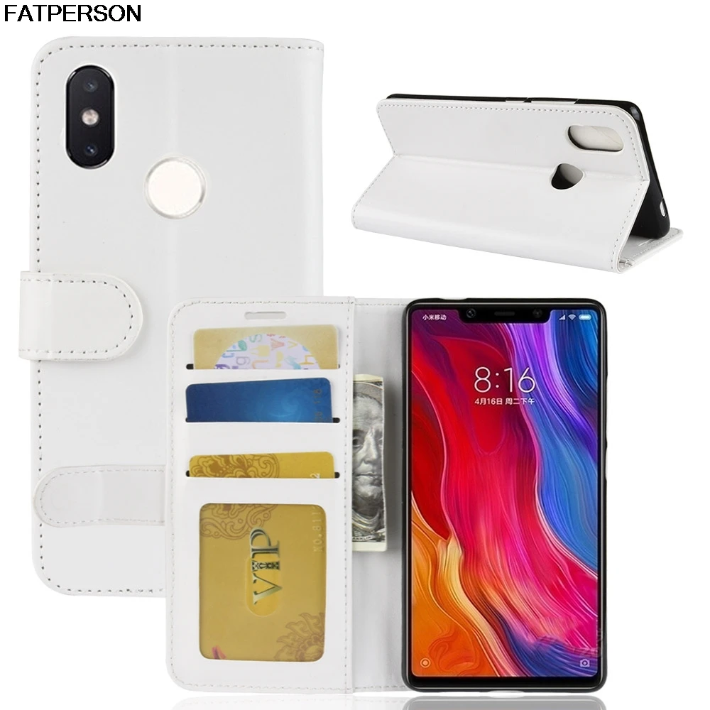 

luxury Bracket Leather Phone case For Xiaomi mi 8SE Phone case wallet Smart cover For xiaomi 8 SE case PU Card bag full capa