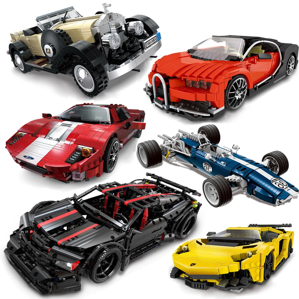 XINGBAO Technic Blocks F1 Racing Car Building Blocks Model Kids Toys