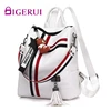 Gran venta DIGERUI-Bolsos Retro con cremallera para mujer, Mochila De Cuero PU, mochila de escuela de alta calidad, bolso de hombro para jóvenes, 2019 dgOgEXxL