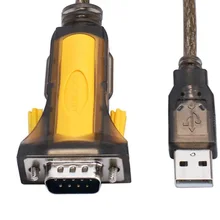 USB к RS232 DB9 безобрывный кабель Мужской конвертер адаптер с PL2303 Чипсет для Windows 10
