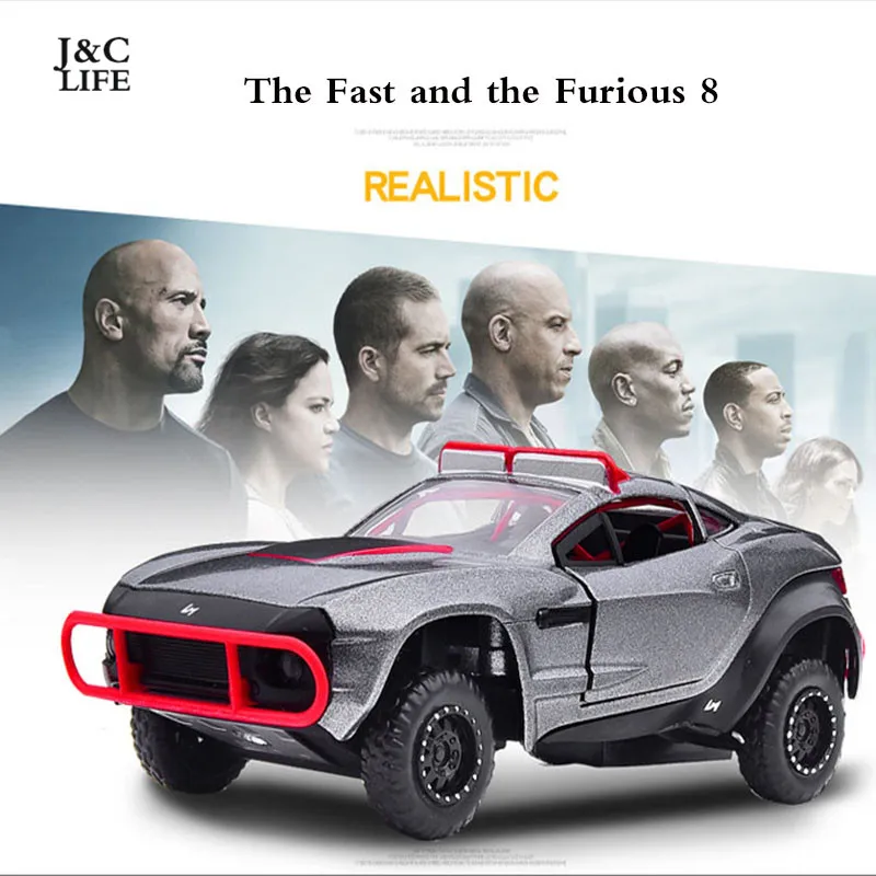 

J&CLIFE 1:32 Fast and Furious F8 Rally Flghter Car Model Metal Alloy Diecasts & Toy Vehicles Car Toy Car Toys for Children