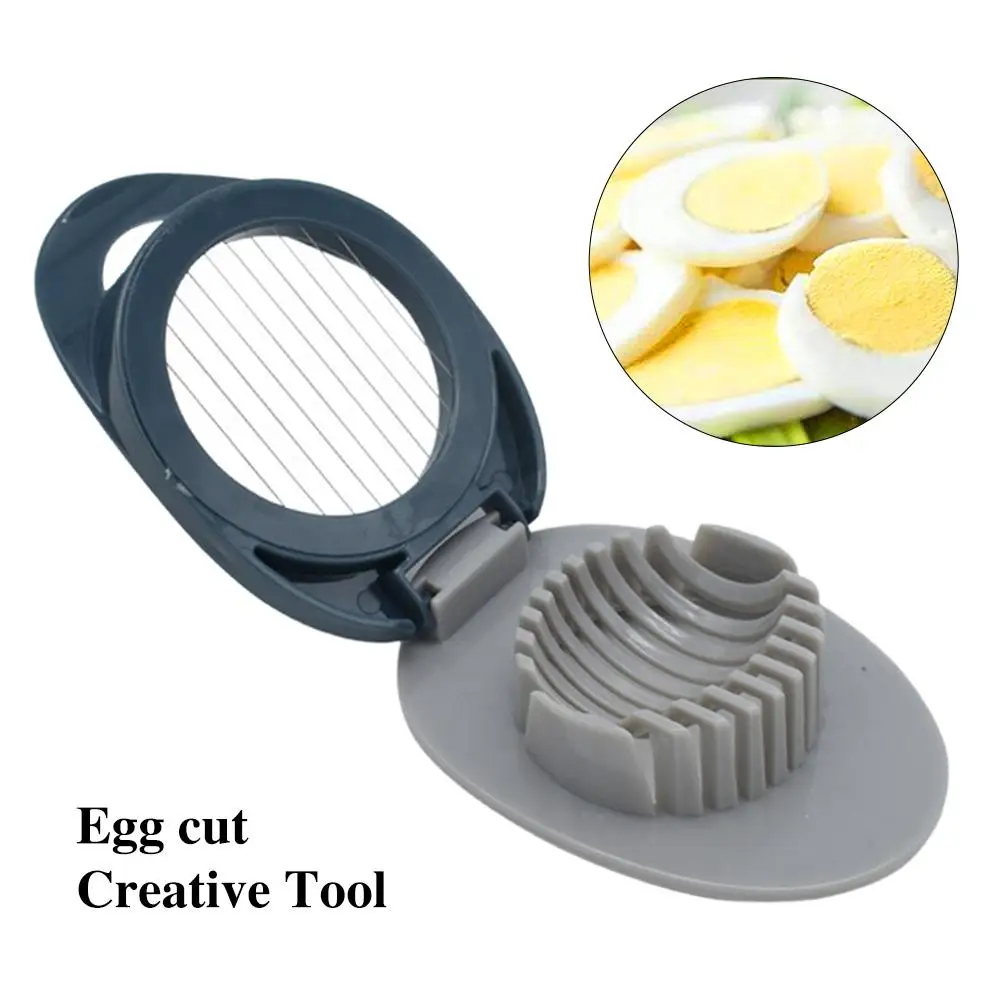 Kitchen Egg Slicer Staainless Steel Cutter Egg Cutter Mold Gadgets Cooking Tools