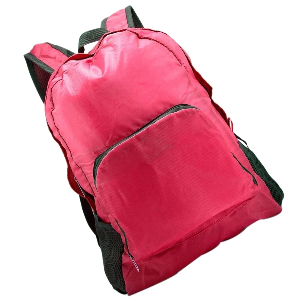pink camping rucksack