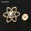 DCARZZ-broche scientifique Atom Melecule, broche à symbole Science perle, bijou à Proton Neutron, cadeau pour Nerd,Geeks, scientifiques ► Photo 2/5