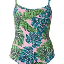 CHAMSGEND Летний женский сексуальный тонкий гофрированный плечи сиамский купальник с треугольным лифом модный сексуальный пляжный купальник