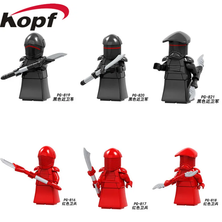 

Single Sale Action Figures Space Black Royal Guard Luke Skywalker Bricks Model Building Blocks Model Collection Gift Toys