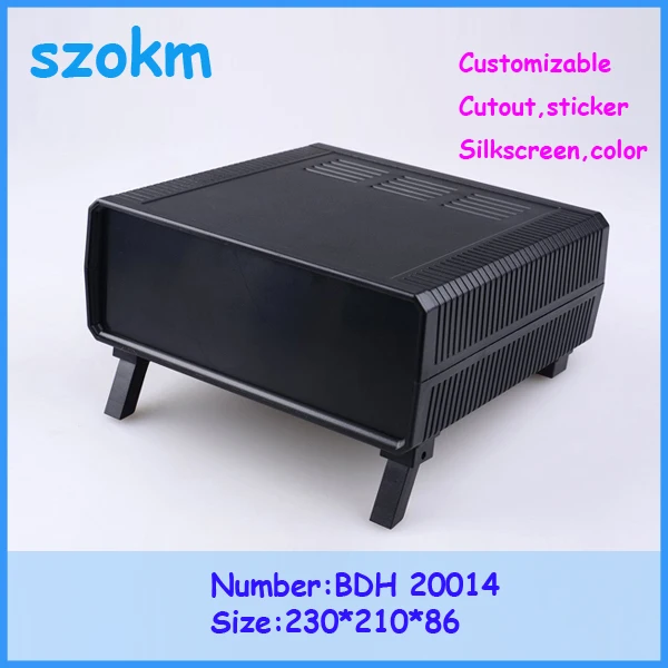 

4 pcs /lot 230x210x86 mm electronic box plastic enclosure plastic electrical box