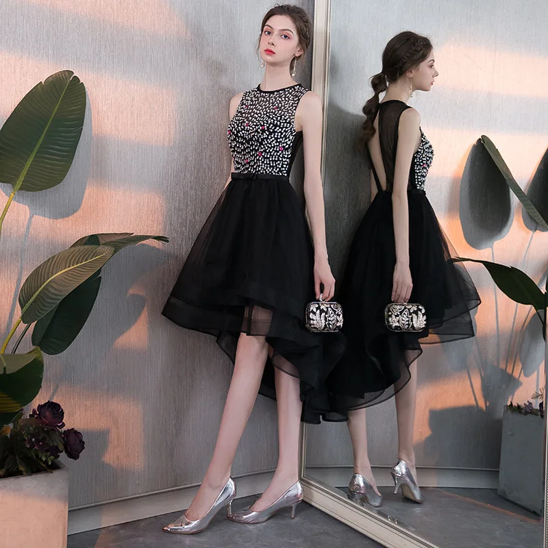 

Luxury Beading Crystal Short Prom Dresses 2019 Robe Courte Graduation Party Dress for Teens Formal Evening Dresses Plus Size