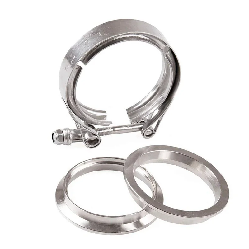 Flange Assembly Hose Clamp Stainless Steel V Band Clamp Exhaust Clamp