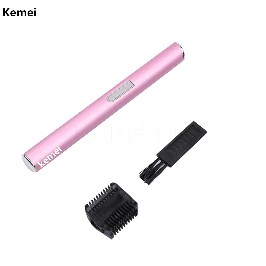 

Kemei Women and Men Hair Trimmer Clipper Portable Electric Eyebrow Hair Shaving Cutting Machine Remover Shavers