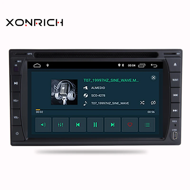 Clearance Autoradio 2 Din Android 9.0 Car Radio Stereo Car DVD Player For Nissan GPS Navi Wifi Bluetooth Audio Head unit 173mm * 98mm 2