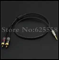 1 шт. HiFi 3.5 мм 2 rca стерео DIY RCA аудио кабель для Mp3 AMP ЦАП