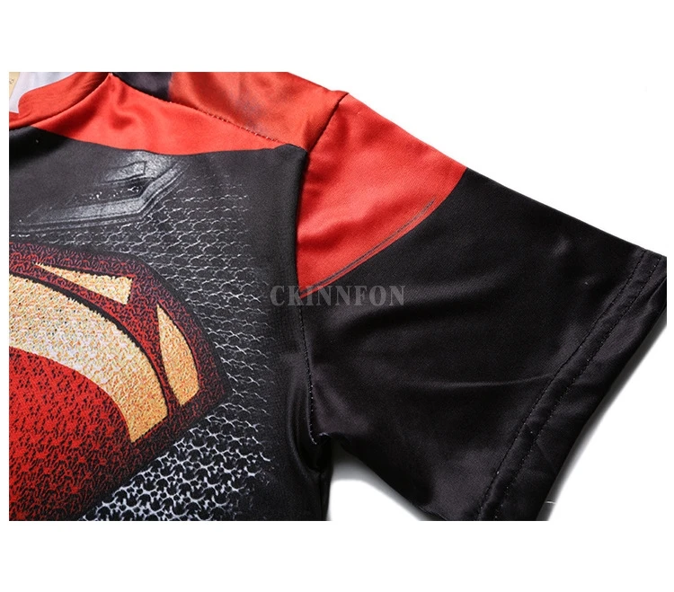 50 шт./лот Marvel рубашка с супергероем компрессионное мужское женское Велосипедное нижнее белье с коротким рукавом