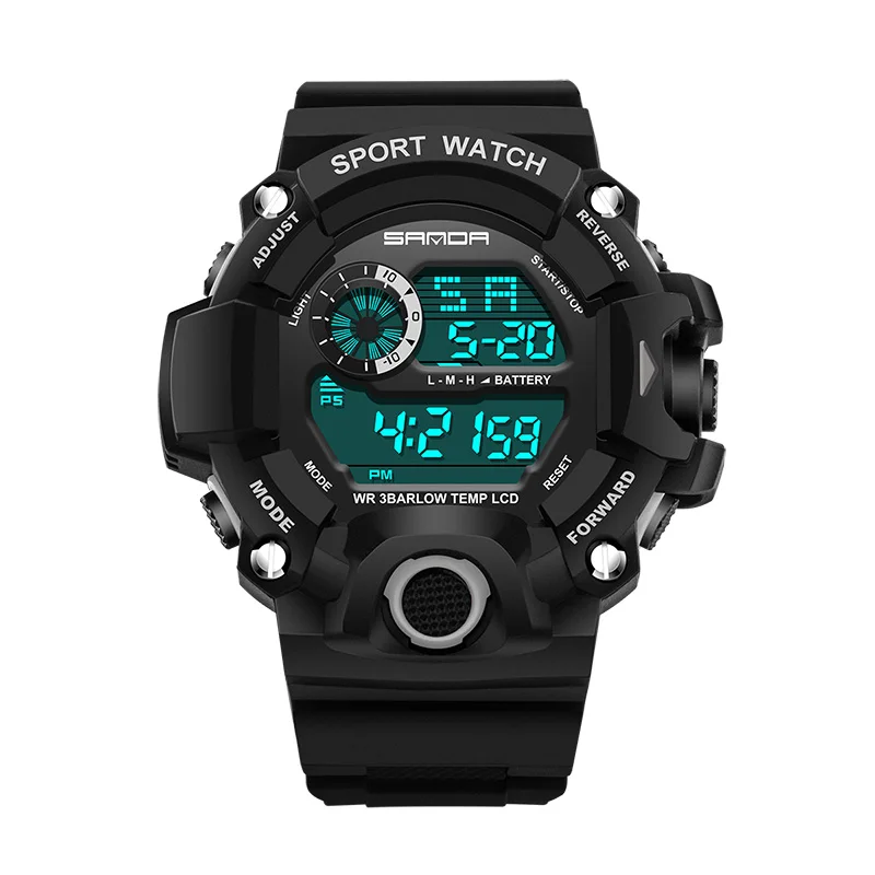 Online 2017 Militer Elektronik Jam Tangan Olahraga Jam Tangan Pria Atas Merek Sanda Digital Gaya G Kejutan Menonton Tahan Air Shockproof