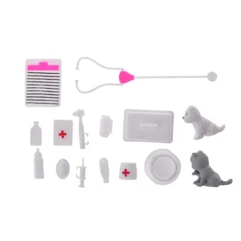 

1 Set Doll Medical Device Hospital Accessories Pretend Doctor Nurse Simulation Dog Puppy Games Toys