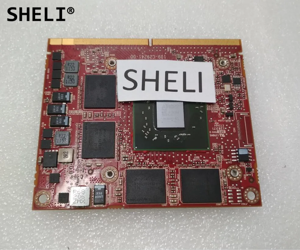 Видеокарта SHELI HD6770M HD 6770M M5950 216-0810001 DDR5 1GB MXM A VGA для D e L M4600 M5950 6700M CN-0P4R8T