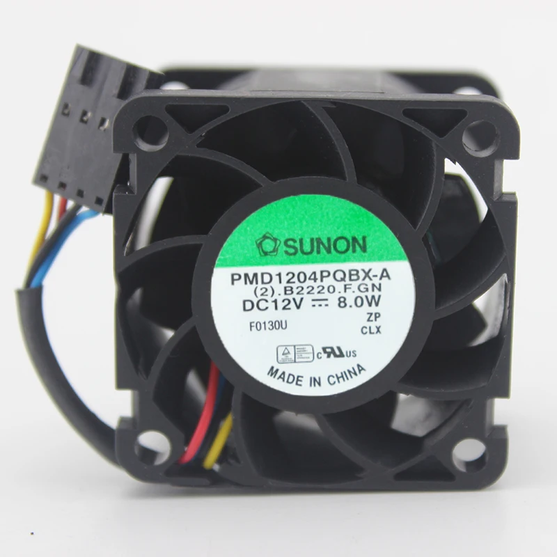 Оригинальный SUNON DC 12V 8W 4 line PMD1204PQBX A 4028 40*40*28 мм см охлаждающий