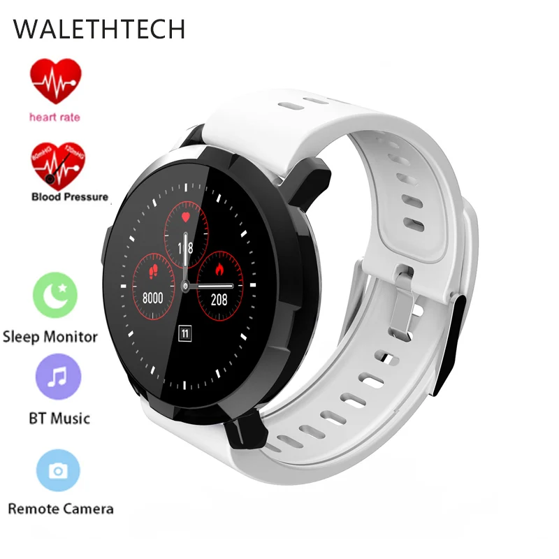 

Fitness tracker smart watch men with heartrate tracker alarm clock sports monitor pedometer smartband wristband M28 PK Mi band3