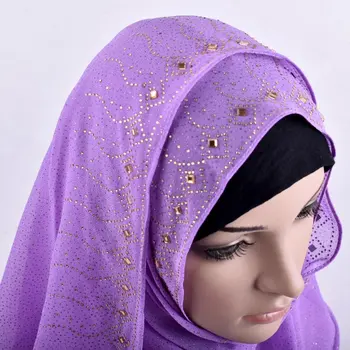 

Ethnic Oversize Muslim Crinkle Chiffon Hijab Head Scarf Women Solid Bubble Shawls And Wraps Soft Islamic Foulard Femme Summer