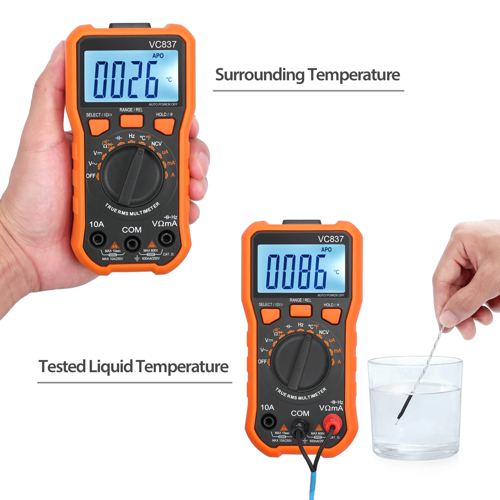 automática ncv detector dc ac tensão medidor
