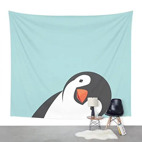 Настенная с пингвином гобелен свадебный подарок покрывало пляжное полотенце