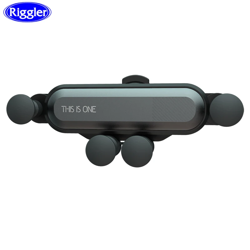 

Riggler One Word Style Mobile Phone Holder Unique Five-Point Car Mount for Iphone Samsung Huawei LG Universal Air Outlet Stand