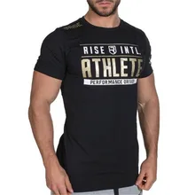 2018 New Arrival Bodybuilding And Fitness Mens Short Sleeve T-shirt GymS Shirt Men Muscle Tights Gasp Fitness T Shirt Tops