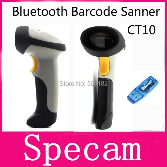 Free Shipping! USB CT10 Laser Wireless Bluetooth Barcode Scanner Bar