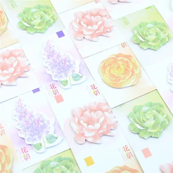 

1 PC(30sheets/pc) South Korea Cute Hawaiian Sticky Notes Memo Stickers Student Message Stationery