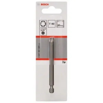 

BOSCH 2607001660 Tip screw driver T40 Extradura AND 89mm