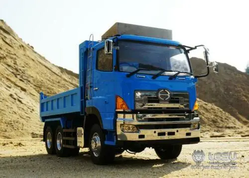 LESU RC Hn 6*6 Hydraulic Dumper Truck Motor ESC FS-I6S 1/14 Tmy Model Car THZH0186