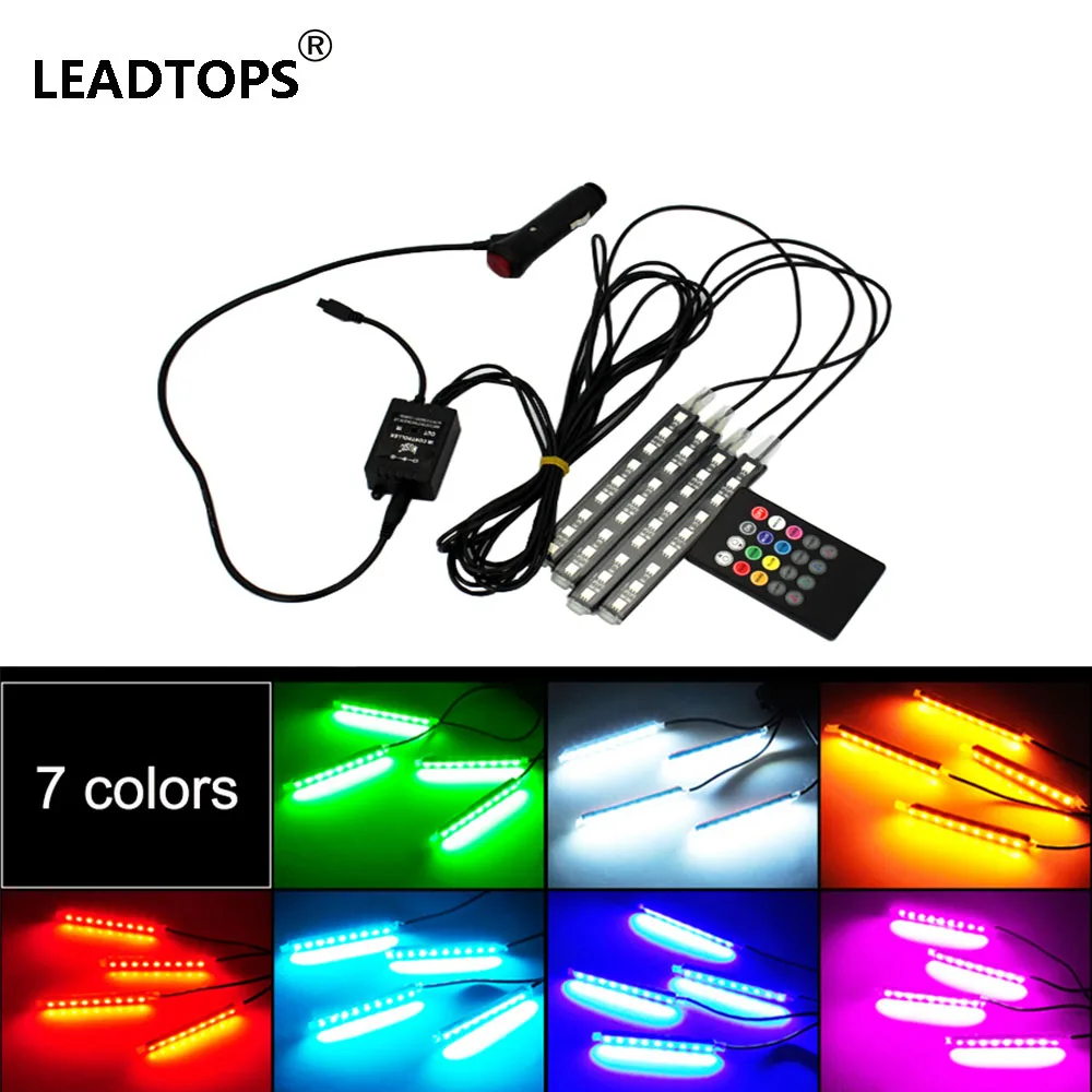 LEADTOSP 1 комплект автомобильный нижний СВЕТОДИОДНЫЙ светильник 12 В светящийся