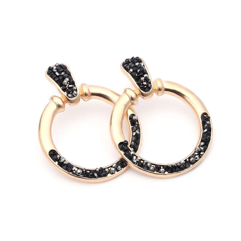 stylish round earrings