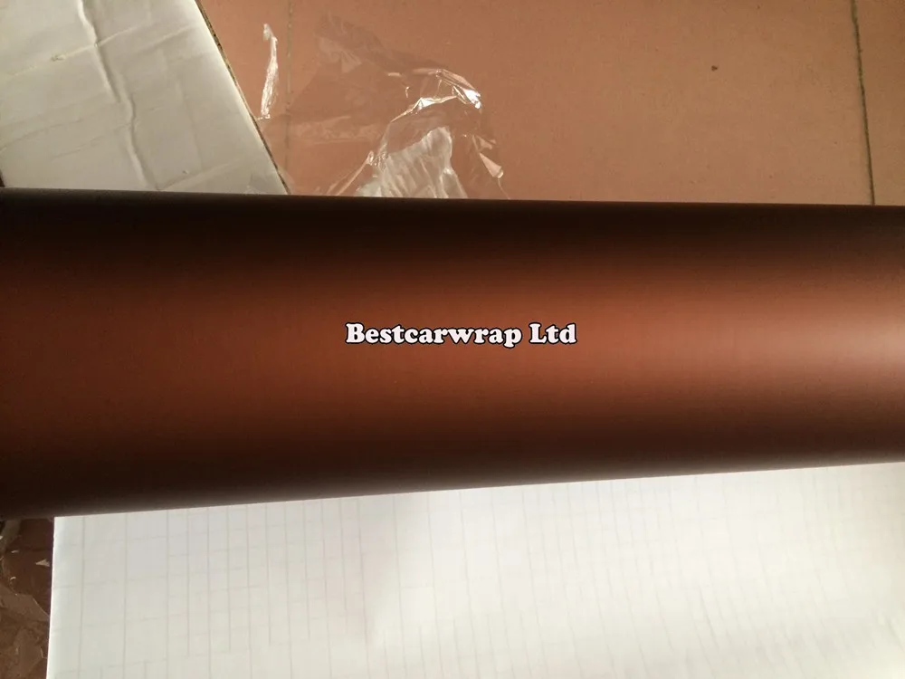 brown bronze coffe metallic matte chrome Car wrapping Film Foile (2)
